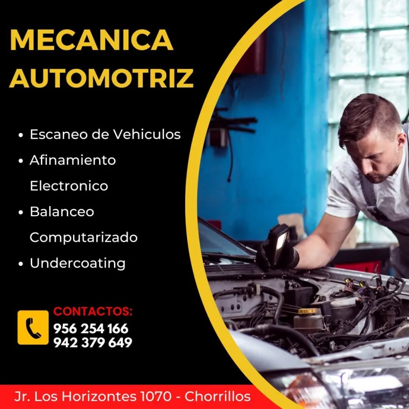Promoción de mecánica automotriz: escaneo, afinamiento electrónico y balanceo